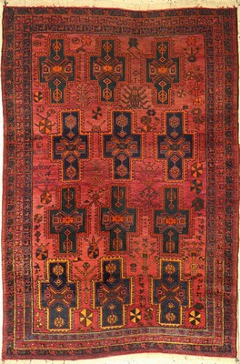 Khorasan Kordi, Persien, um 1940, Wolle aufWolle, ca. 202 x 140 cm, EHZ: 2-3