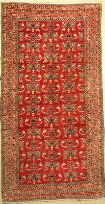 Meschgin alt, Persien, um 1950, Wolle auf Baumwolle, ca. 310 x 162 cm, EHZ: 2-3