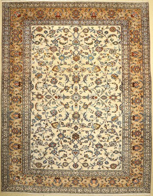 Keschan, Persien, ca. 60 Jahre, Wolle auf Baumwolle, ca. 388 x 300 cm, EHZ: 2-3