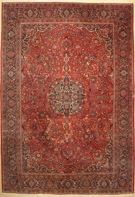 Keschan fein alt, Persien, um 1940, Korkwolle, ca. 470 x 325 cm, EHZ: 2