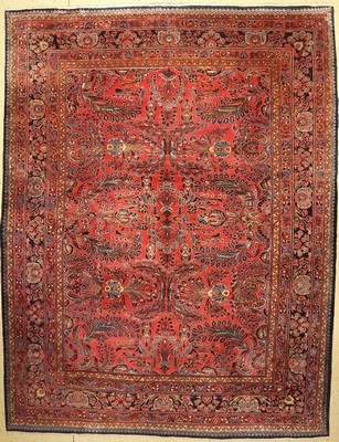 Lilian alt, Persien, um 1950, Wolle auf Baumwolle, ca. 370 x 283 cm, EHZ: 2