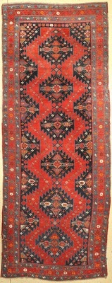 Karabagh Kelley, Kaukasus, um 1930, Wolle auf Wolle, ca. 475 x 182 cm, EHZ: 4-5