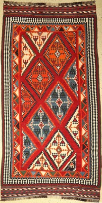 Ghaschgai Kelim, Persien, um 1940, Wolle auf Wolle, ca. 279 x 186 cm, EHZ: 2