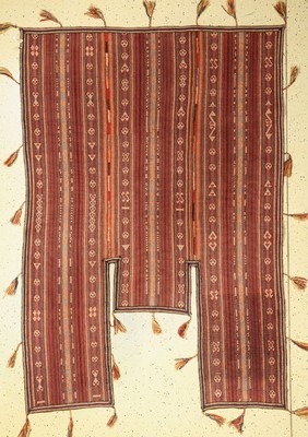 Ghaschgai Pferdedecke, Persien, um 1960, Wolle auf Wolle, ca. 180 x 140 cm, EHZ: 2