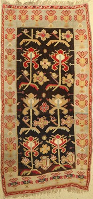 Antiker Bessarabien Kelim, Balkan, um 1900,Wolle auf Wolle, ca. 323 x 160 cm, EHZ: 3