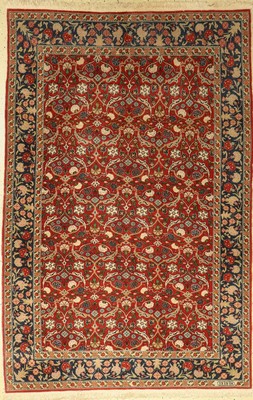 Hereke signiert, Türkei, ca. 60 Jahre, Wolle auf Baumwolle, ca. 216 x 144 cm, EHZ: 3