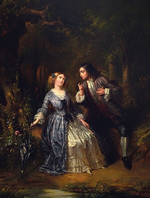 Henricus Engelbert Reyntjens, 1817 Amsterdam- 1900 ebenda, niederländischer Historien- und Figurenmaler, Reyntjens war Schüler von A.J. Kruseman, ...