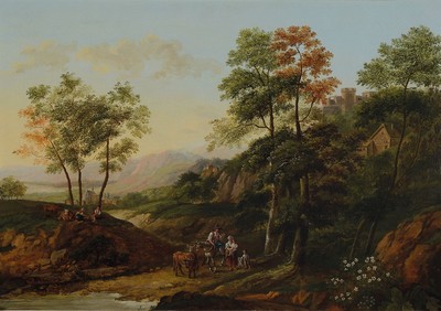 Zuschreibung: (Johann) Caspar Schneider, 1754 -1839 Mainz, Caspar Schneider war einer der gefragtesten Porträt-, Landschafts- und Vedutenmaler in ...