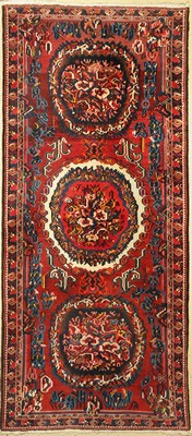 Bachtiar, Persien, ca. 50 Jahre, Wolle auf Baumwolle, ca. 380 x 170 cm, EHZ: 2