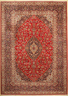 Keschan, Persien, ca. 50 Jahre, Wolle auf Baumwolle, ca. 345 x 247 cm, EHZ: 2