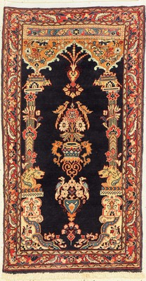 Sarogh fein, Persien, ca. 60 Jahre, Wolle auf Baumwolle, ca. 130 x 70 cm, EHZ: 2