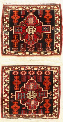 Ein Paar Afschar, Persien, ca. 50 Jahre, Wolle auf Baumwolle, ca. 60 x 50 cm, EHZ: 2