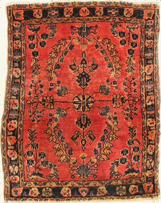 Us Re-Import Sarogh, Persien, um 1910, Wolle auf Baumwolle, ca. 75 x 60 cm, EHZ: 3