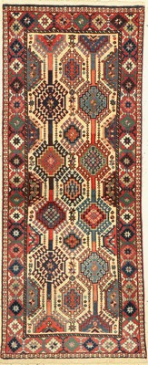 Yalameh, Persien, ca. 50 Jahre, Wolle auf Wolle, ca. 193 x 78 cm, EHZ: 3