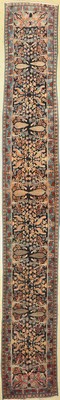 Bidjar fein, Persien, um 1920, Wolle auf Baumwolle, ca. 455 x 65 cm, EHZ: 3(2 Bordüren zusammengesetzt)