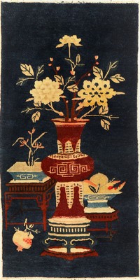 Pao Tow antik, China, um 1910, Wolle auf Baumwolle, ca. 127 x 65 cm, EHZ: 2-3