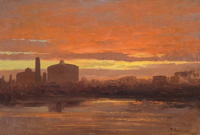 Rudolf Hellgrewe, 1860 Hammerstein-1926 Berlin, Studium an der Akademie Berlin, Illustrator für Reiseliteratur und einer der bekanntesten ...