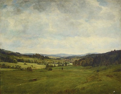 Willy ter Hell, 1883 Norden - 1947 Hofgeismar , Vetter des Marinemaler Poppe Folkerts, Lehre als Theatermaler, Studium an der Akademie Berlin, ...