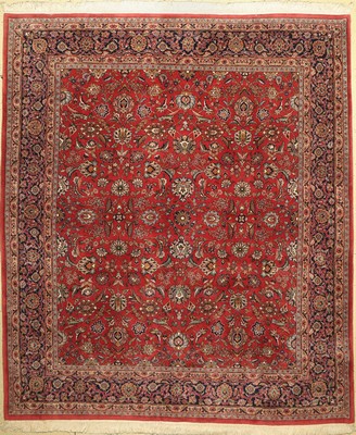 Sarogh, Indien, ca. 40 Jahre, Wolle auf Baumwolle, ca. 294 x 254 cm, EHZ: 2