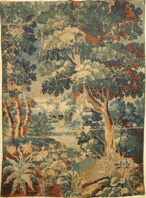 Flämische Tapisseri antik, (Fragment), 18.Jhd, Wolle auf Baumwolle, ca. 217 x 160 cm,EHZ: 3(mehrere Restaurierungen).