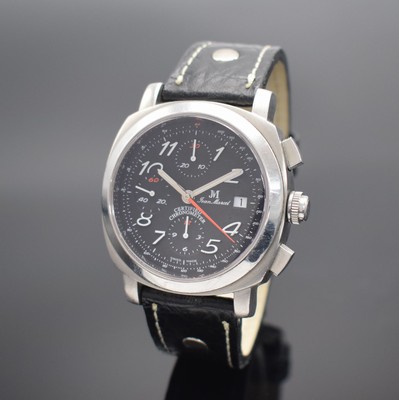 JEAN MARCEL Targa 911 limitierter Herrenchronograph mit Chronometer in Stahl, Schweiz um 2005, Automatik, auf 911 Stück limitiertes Sondermodell, ...