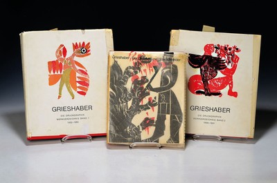 Margot Fuerst: Grieshaber. Die Druckgraphik WVZ, Bd. I/II, Stuttgart 1984/86 und Grieshaber. Der Drucker u. Holzschneider, 1965Stuttgart, Verlag Gerd ...