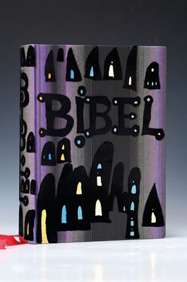 Die Bibel, illustriert von Friedensreich Hundertwasser (1928-2000), Augsburg 1995, Weltbild Verlag, Hamp/Stenzel/Künzinger, Die Heilige Schrift des ...