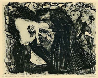 Käthe Kollwitz, 1867 Königsberg - 1945 Moritzburg: Mappe, hrsg. vom Kunstwart, München nach 1911, 13 Druckgrafiken auf Papier, mit Erläuterung, ...