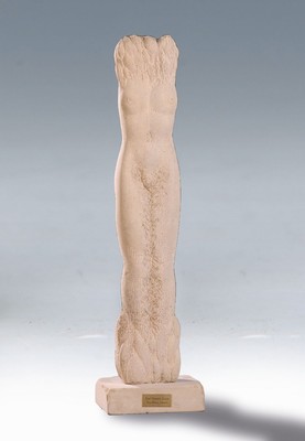 Karl Heinrich Lumpp, Venuspflanze, Sandstein, weiblicher Torso H.ca.88 cm
