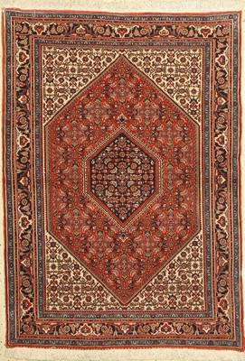 Bidjar Kork fein, Persien, ca. 50 Jahre, Korkwolle, ca. 160 x 115 cm, EHZ: 2