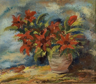 Karl Philipp Spitzer, 1887-1954 Speyer, Blumenstillleben, Öl/Hartfaser, rechts unten signiert, ca. 69x82cm, R. ca. 82x94cm
