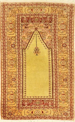 Kayseri Seide fein, Türkei, um 1940, reine Naturseide, ca. 112 x 72 cm, EHZ: 2