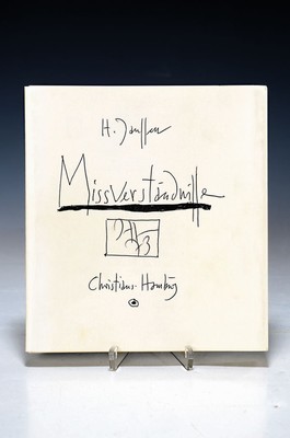 Horst Janssen (1929-1995): Missverständnisse, Hamburg 1973, Hans Christians Verlag, Leporello mit 24 Farboffsetdrucken auf Faltblättern, ...