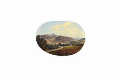 Ernst Gustav Doerell, 1832 Freiberg - 1877 Aussig, Lehre zum Zimmer- u. Dekorationsmaler, begonnenes Studium an der Akademie Prag, hier: ...
