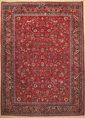 Mesched alt, Persien, ca. 60 Jahre, Wolle auf Baumwolle, ca. 345 x 252 cm, EHZ: 2