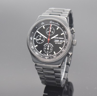 PORSCHE-DESIGN limitierter Armbandchronograph 25 Years Referenz 6625.11, Automatik, Schweiz um 1998, auf 1998 Stück limitiertes Sondermodell zum 25 ...
