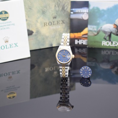 ROLEX Oyster Perpetual Datejust Damenarmbanduhr Referenz 69173, Automatik, Chronometer in Edelstahl/Gold kombiniert inkl. Jubileeband m. Faltschl., ...