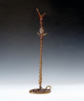 Bruno Bruni, geb. 1935, Bronzeskulptur, teilweise poliert, " Candelieri da Tavola", aus 1991, im Guss signiert und nummeriert, gestempelt ...