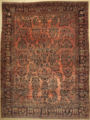Us Re-Import Sarogh antik, Persien, um 1910, Korkwolle auf Baumwolle, ca. 412 x 310 cm, EHZ: 3