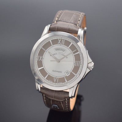 MAURICE LACROIX Pontos Day Date limited Edition 2004 Herrenarmbanduhr in Stahl, Schweiz 2004, Automatik, Ref. PT6078, auf 2004 Stück limitiertes ...