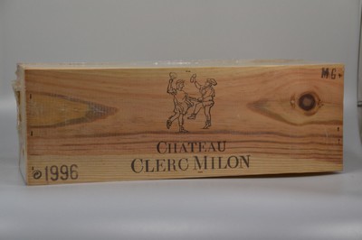 Eine Magnumflasche 1996 Chateau Clerc Milon, Paulliac, Baronne Philippine de Rothschild, Grand Cru Classe, 1.5 l, in orig. Holzbox, 90 Parker-Punkte