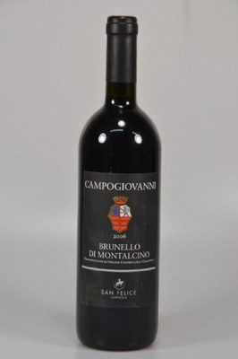 1 Flasche, 2006, Campogiovanni, Brunello di Montalcino, San Felice, 750 ml, 14%vol., unverkostet