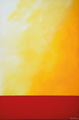 Karl Vogelsang, 1932-2006, studierte in Hamburg und Paris und an der Akademie für Bildende Künste in Berlin, Sonderausstellungen u.a. in New York, ...