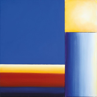 Karl Vogelsang, 1932-2006, studierte in Hamburg und Paris und an der Akademie für Bildende Künste, Sonderausstellungen u.a. in New York, ...