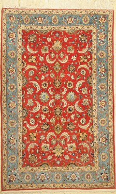 Ghom Kork, Persien, um 1960, Korkwolle mit Seide, ca. 220 x 140 cm, EHZ: 2