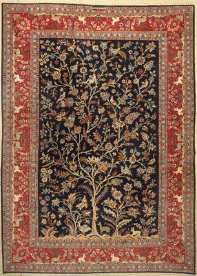 Keschan alt, signiert, (Arbabi), Persien, um 1960, Wolle auf Baumwolle, ca. 310 x 227 cm, EHZ: 2-3