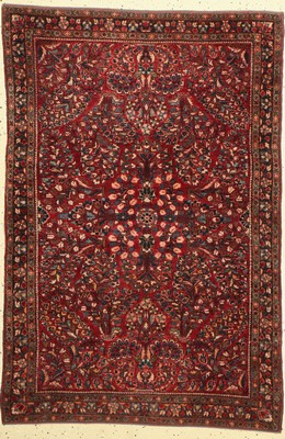 Us Re-Import Sarogh antik, Persien, um 1900, Wolle auf Baumwolle, ca. 146 x 97 cm, EHZ: 2