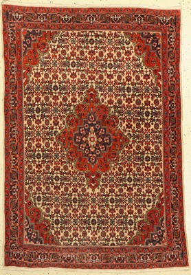 Bidjar Kork alt, Persien, um 1960, Korkwolle, ca. 160 x 110 cm, EHZ: 2