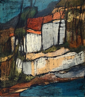 Siegfried Rischar, 1924 - 2009 Aschaffenburg , Studium an der Hochschule für bildende Künste Frankfurt a.M. bei Wilhelm Heise, hier:"Große ...