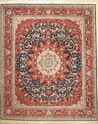Esfahan fein, China, ca. 50 Jahre, Korkwolle, ca. 307 x 253 cm, EHZ: 2